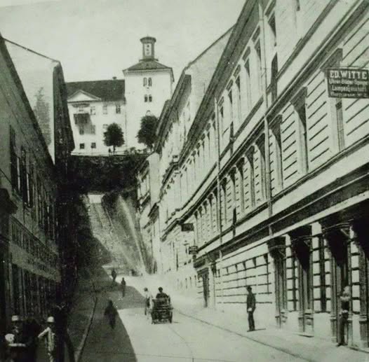 Bregovita ulica (današnja Tomićeva) 1889. godine